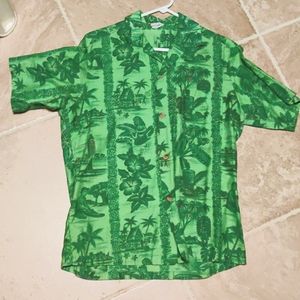 Vintage cotton Hawaiian shirt size medium